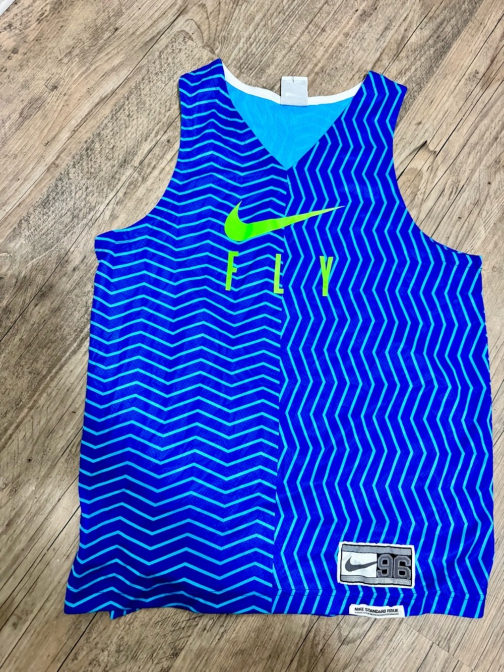 Nike Blue Dri-Fit  Athletic Jersey